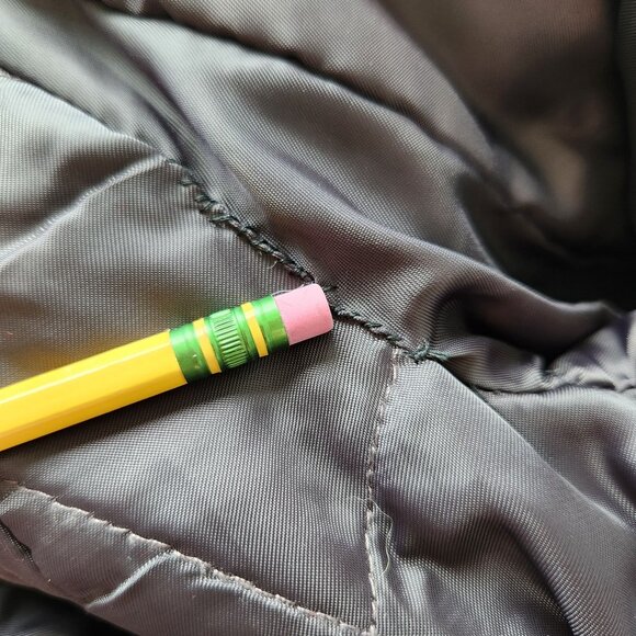 American Eagle Red Black Plaid Wool Peacoat Fall Winter Preppy Cabincore Cozy - Picture 9 of 11